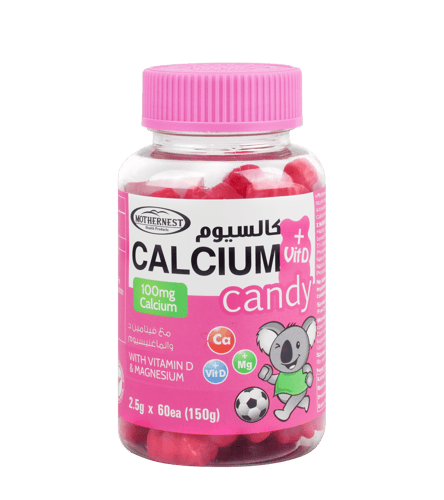 Calcuim + Vitamin D 60 Pcs-Sugar Free