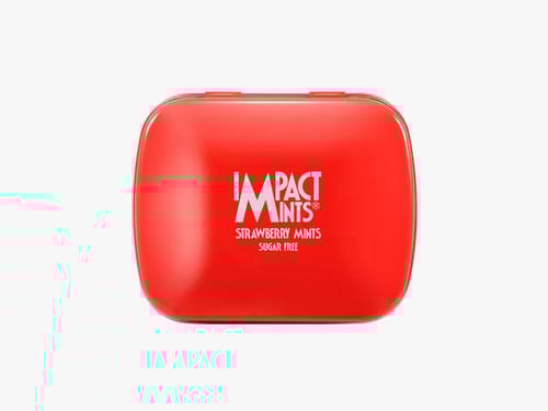 Impact Classic Strawberry Sugar free Mints 14G