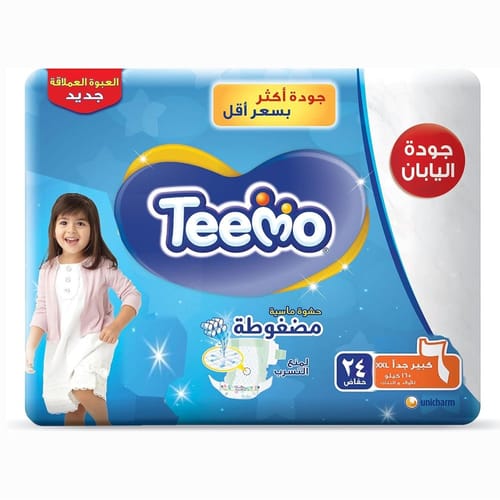 Teemo Baby Diapers Size 6 24Pc