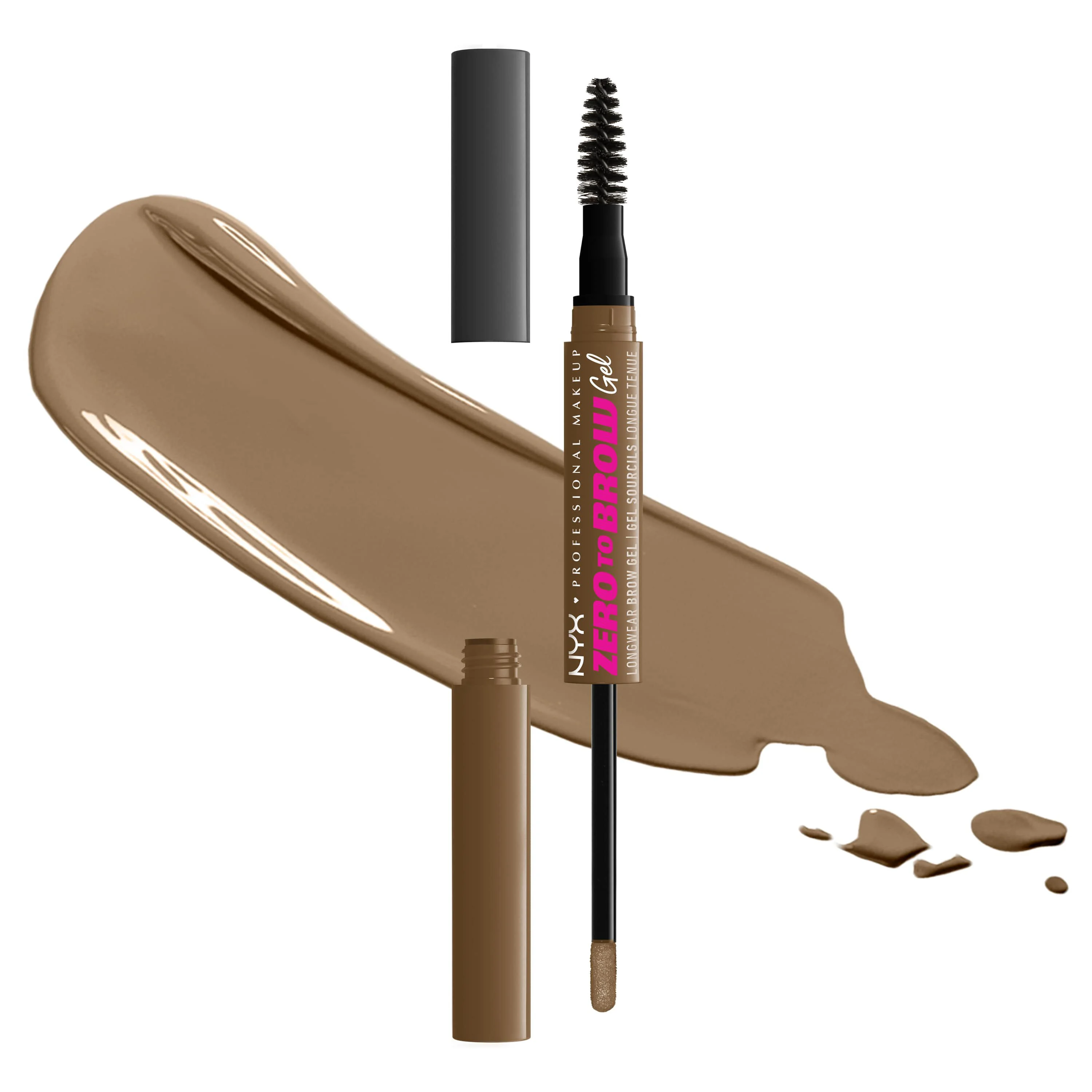 NYX Zero to Brow Gel - Auburn