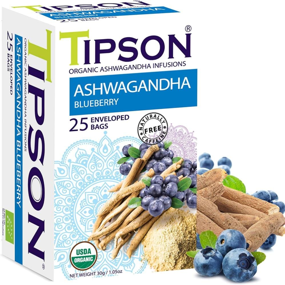 Tipson Tea Ashwagandha Blueberry 25 Tea