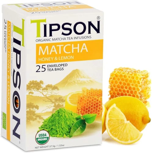 Tipson Matcha Honey & Lemon 25Tea Bag