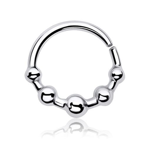Ear Piercing ET01 Silver TragusSize 1.2x10x5mm