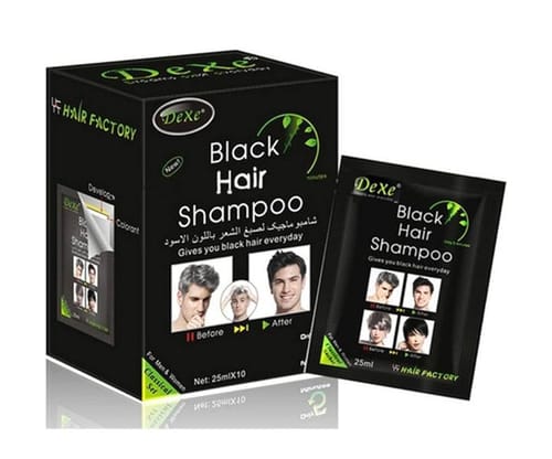 Dexe Hair Dye Shampoo 25Ml Black