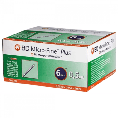 BD Micro F.Plus Insulin 0.5ml