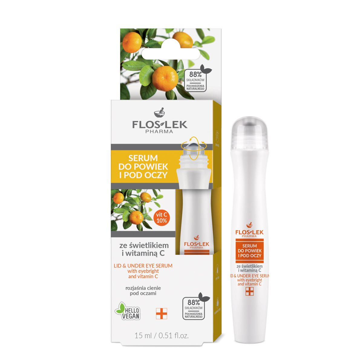 Floslek Lid&Under Eye Gel Vit C10%15Ml