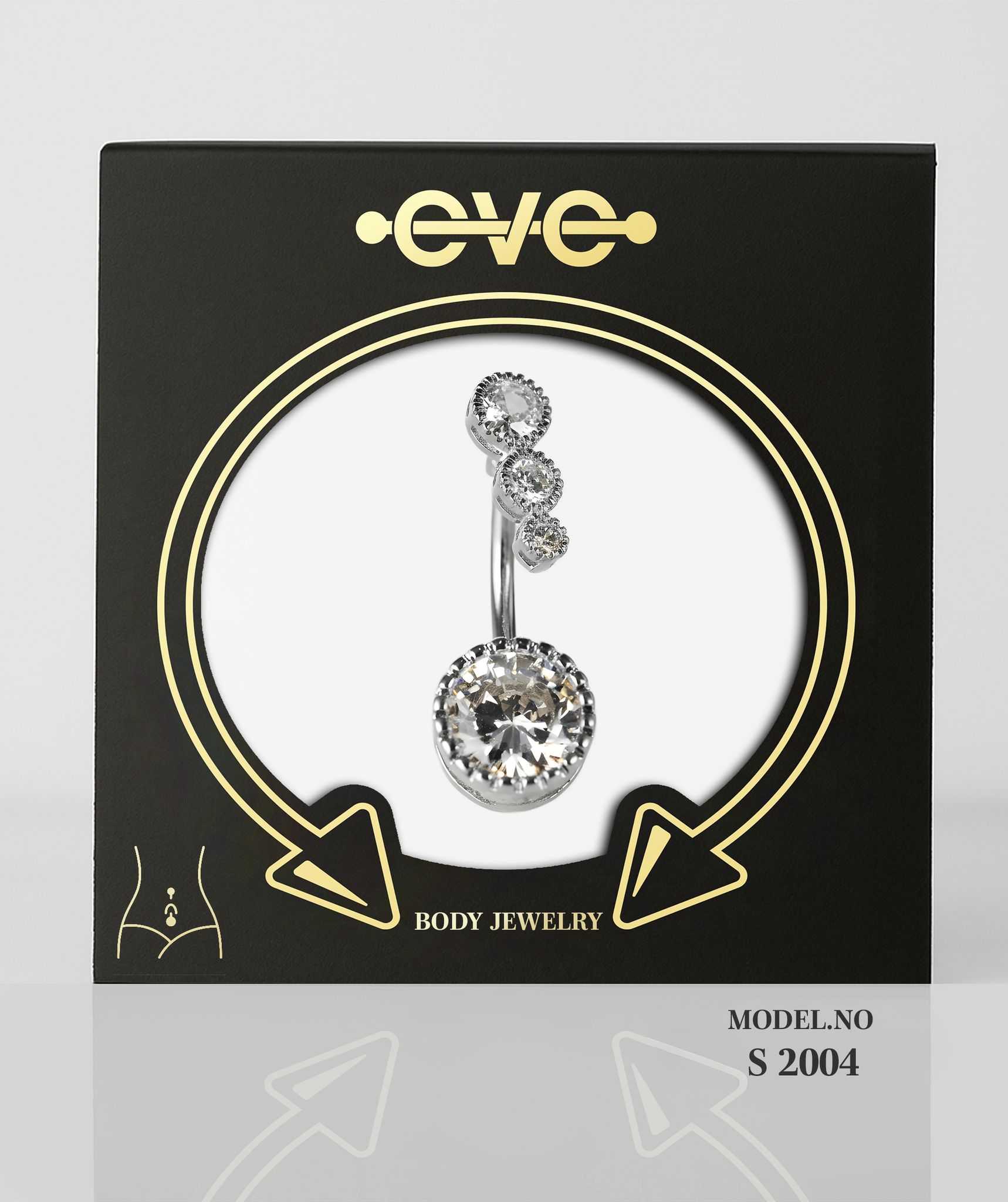 EVE Piercing SILVER - S 2004 Belly