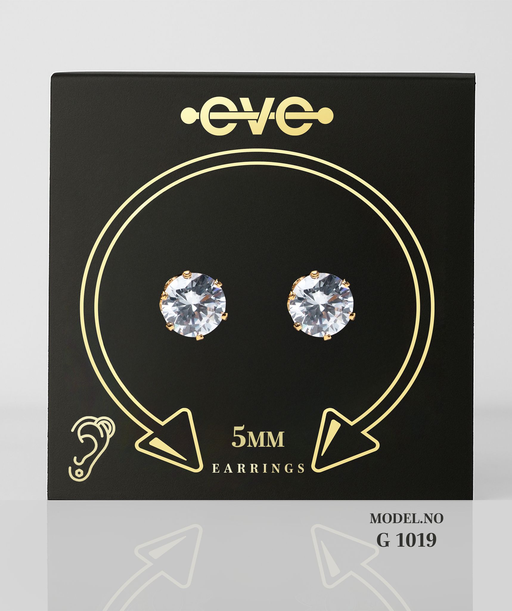 EVE Earrings Gold - G 1019 Ear Ring