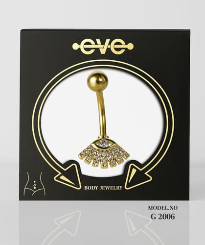 إيف بيرسنج سرة ذهبى  -موديل رقم G 2006