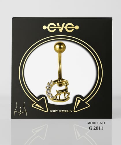 إيف بيرسنج سرة ذهبى  -موديل رقم G 2011