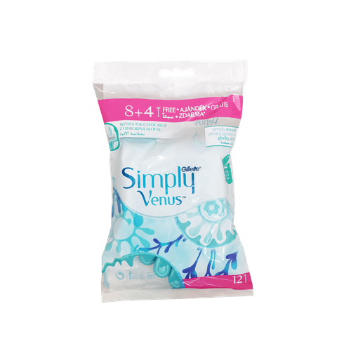 شفرة حلاقة سيمبلي فينوس 2 12 قطعة