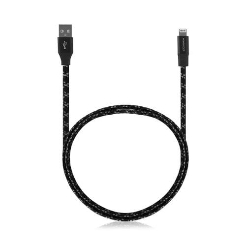 Black Usb Cable Flat 100Cm-Motif